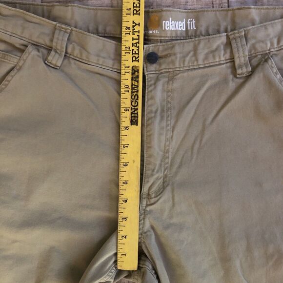 Carhartt Rugged Flex Relaxed Fit Pants Men's 38x31 Cotton Canvas Work Carpenter - Picture 11 of 14